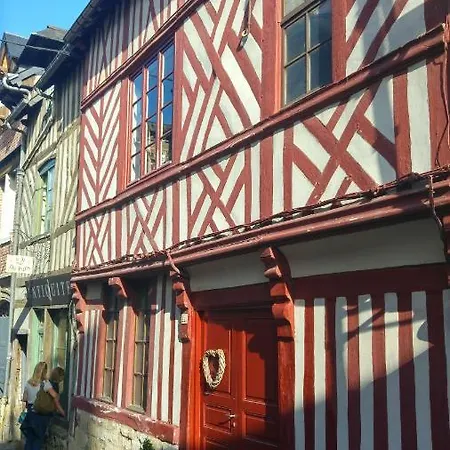 Ferienwohnung -La Batisse -Parking Prive -Coeur Historique - La Clef De Honfleur Exterior foto